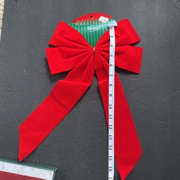 Garner Studios Holiday homemade Christmas card kit 20 count W/Wreath Bow… - Picture 11 of 11